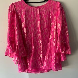 Lilly Pulitzer blouse. Pink S